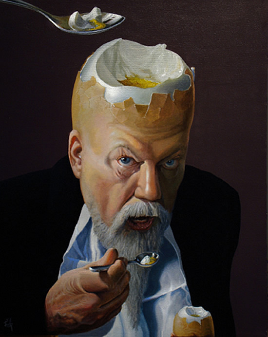 surrealism paintings by ole fick